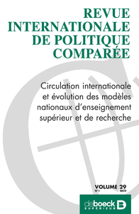 Livre numérique Revue internationale de politique comparée n° 291