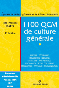 Livre numérique 1100 QCM de culture générale