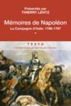 Livre numérique Mémoires de Napoléon (Tome 1) - La campagne d'Italie
