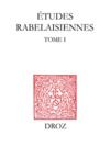 Electronic book Etudes rabelaisiennes
