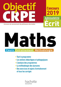 Livre numérique Objectif CRPE Maths 2019