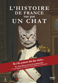 Livre numérique L'Histoire de France vue par un chat - et si les Gaulois, Charlemagne, Napoléon ou encore notre président actuel avaient été des chats ?