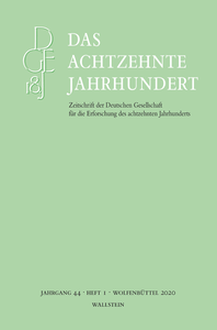 Libro electrónico Das achtzehnte Jahrhundert 44/1