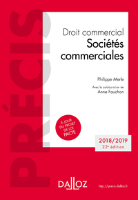Livre numérique Droit commercial. Sociétés commerciales . Édition 2018-2019