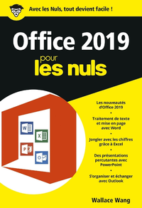 Livre numérique Office 2019 pour les Nuls, poche - Word, Excel, PowerPoint et Outlook