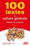 Livro digital 100 textes de culture générale : Histoire de la pensée