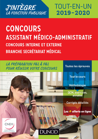 Libro electrónico Concours Assistant médico-administratif 2019-2020 Tout-en-un Catégorie B