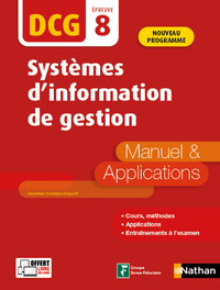 Livre numérique Systèmes d'information de gestion - DCG 8 - Manuel et applications - EPUB