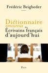 Livre numérique Dictionnaire amoureux des écrivains français d'aujourd'hui