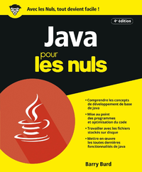 Livro digital Java pour les Nuls, 4e éd.