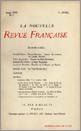Livre numérique La Nouvelle Revue Française N' 3 (Avril 1909)