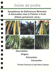 Livre numérique Symptômes de déficiences minérales et anomalies chez le palmier à huile (Elaeis guineensis Jacq.)