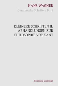 Livre numérique Kleinere Schriften II: Abhandlungen zur Philosophie vor Kant