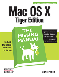 Livre numérique Mac OS X: The Missing Manual, Tiger Edition