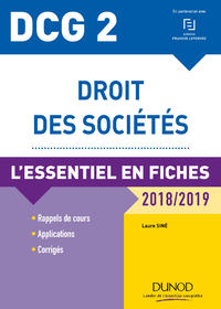 Livre numérique DCG 2 - Droit des sociétés - 9e éd.