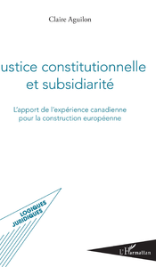 Livre numérique Justice constitutionnelle et subsidiarité