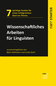 Libro electrónico Wissenschaftliches Arbeiten für Linguisten