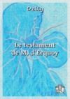 E-Book Le testament de M. d'Erquoy