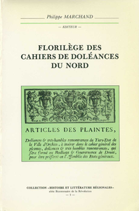 Livre numérique Florilège des Cahiers de doléances du Nord