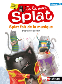 Libro electrónico Splat fait de la musique - niveau 3 - Dès 6 ans