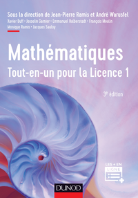 Livre numérique Mathématiques Tout-en-un pour la Licence 1 - 3e éd