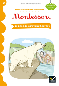 Electronic book Premières lectures autonomes Montessori Niveau 3 - Le zoo des animaux heureux