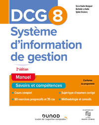 E-Book DCG 8 Systèmes d'information de gestion - Manuel 2e éd.