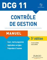Electronic book DCG 11 - Contrôle de gestion - Manuel