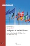 E-Book Religions et nationalismes - Actes du Colloque de l'ISTR de Paris des 18-19 mars 2022