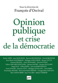 E-Book Opinion publique et crise de la démocratie