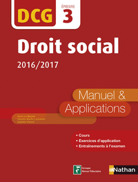 Livre numérique Droit social - DCG 3 - Manuel et applications