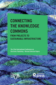 Electronic book Connecting the Knowledge Commons — From Projects to Sustainable Infrastructure