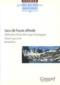 Libro electrónico Lacs de haute altitude. Méthodes d'échantillonnage ichtyologique. Gestion piscicole