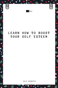 Livre numérique Learn How to Boost Your Self Esteem