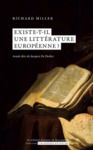 Livre numérique Existe-t-il une littérature européenne ?