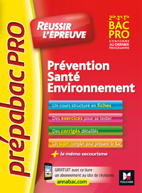 Livre numérique PrepabacPro - Réussir l'épreuve - PSE - Prévention Santé Environnement - Révision et entraînement