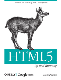 Livre numérique HTML5: Up and Running