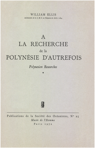 Livre numérique À la recherche de la Polynésie d’autrefois. Volume 1