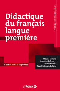 Livre numérique Didactique du français langue première