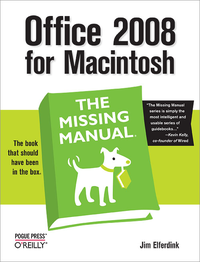 Livre numérique Office 2008 for Macintosh: The Missing Manual