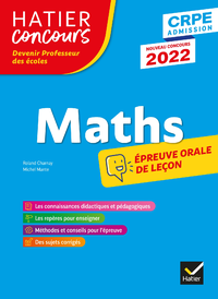 Livre numérique Mathématiques - CRPE 2022 - Epreuve orale d'admission