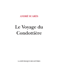 Libro electrónico Le Voyage du Condottière