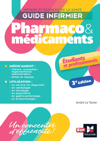 Livre numérique Guide infirmier pharmaco et médicaments - 3e édition