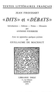 Livro digital "Dits" et "Débats"