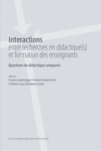 Livre numérique Interactions entre recherches en didactique(s) et formation des enseignants