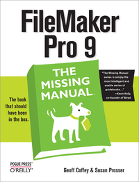 Livre numérique FileMaker Pro 9: The Missing Manual