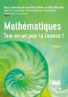 Electronic book Mathématiques Tout-en-un pour la Licence 1 - 4e éd