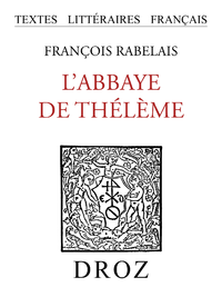 Livre numérique L'Abbaye de Thélème