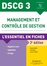 Electronic book DSCG 3 Management et contrôle de gestion - 3e éd.