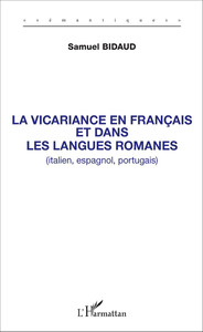 Livre numérique La vicariance en français et dans les langues romanes (italien, espagnol, portugais)